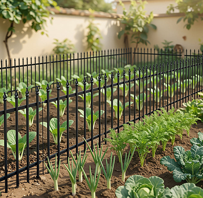 Metal Garden Fence 60×60cm