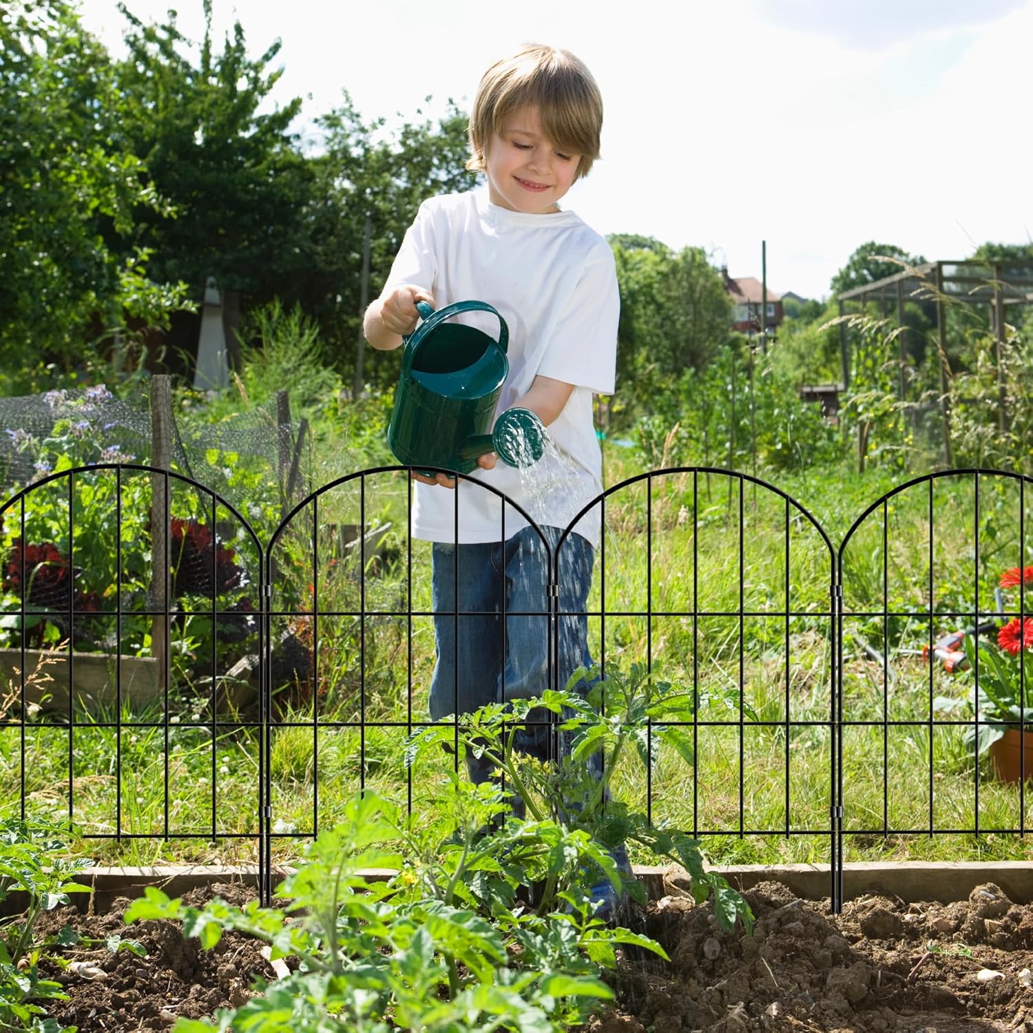 Decorative Garden Fence 61cm (H) x 33cm (W)